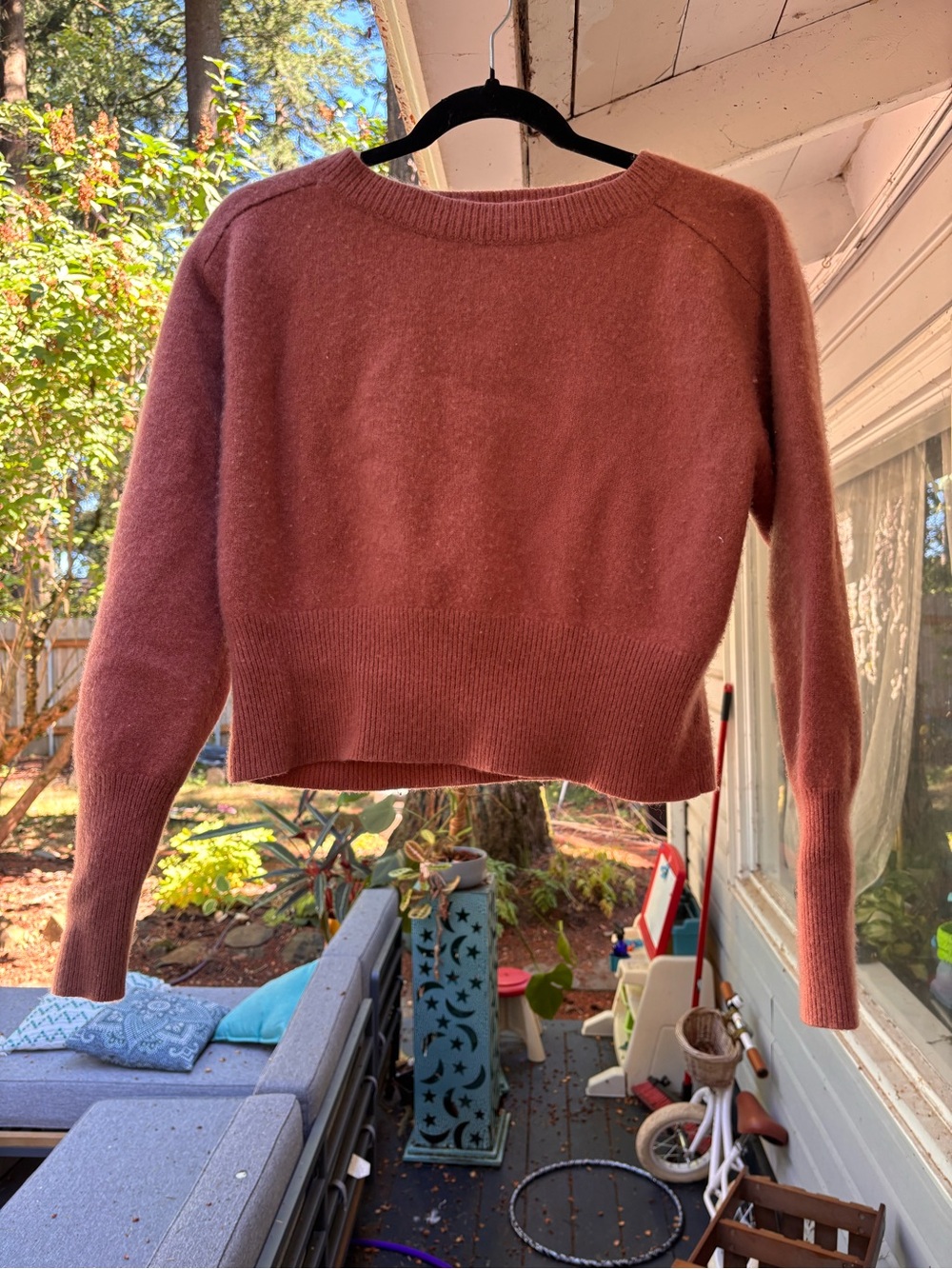 Women's Dusty Rose Crewneck Sweater